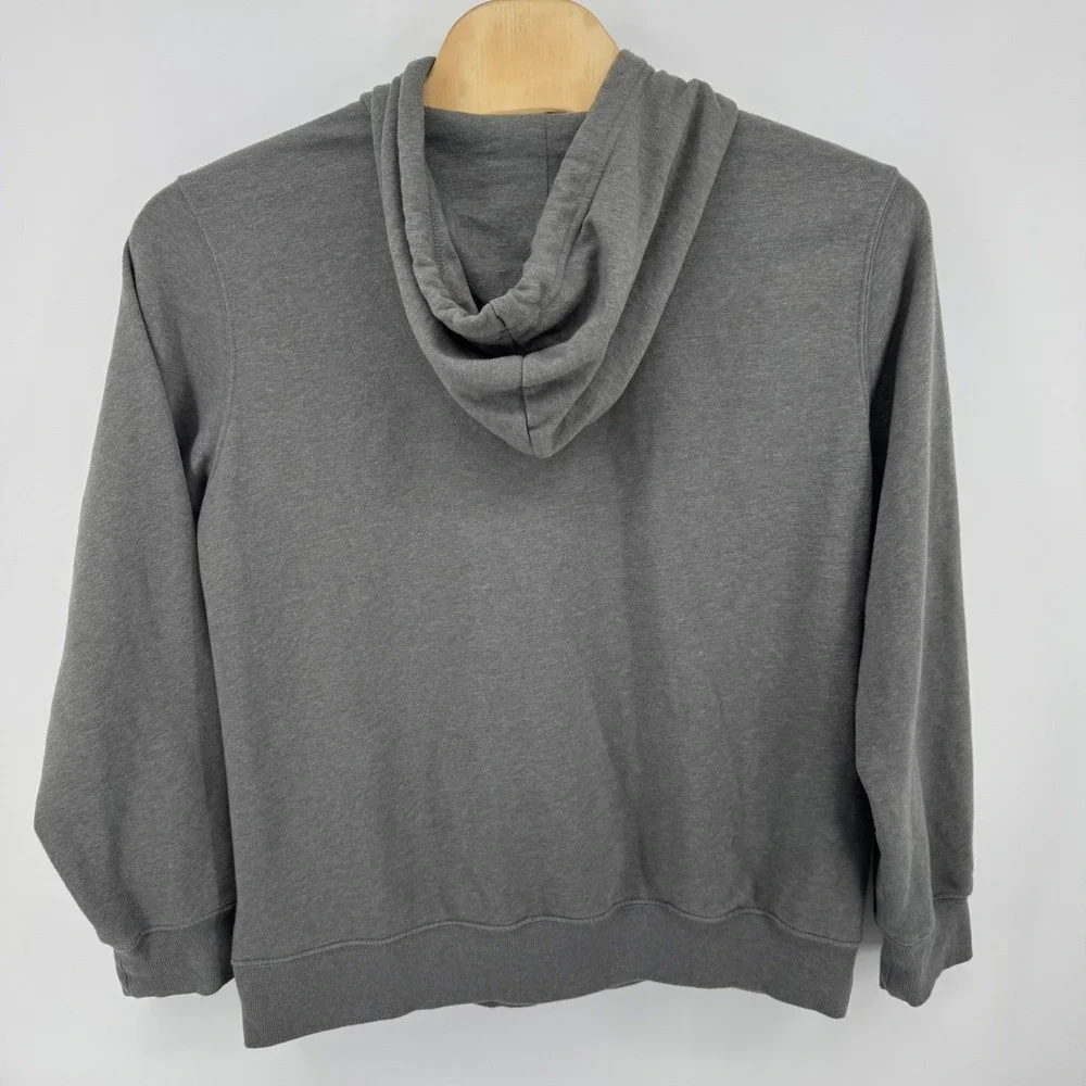 The North Face Mens XL Grey Half Dome Logo Pullover‎ Hoodie Fleece Sweatshirt